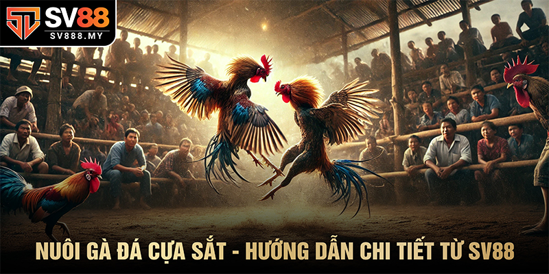 Nuôi gà đá cựa sắt